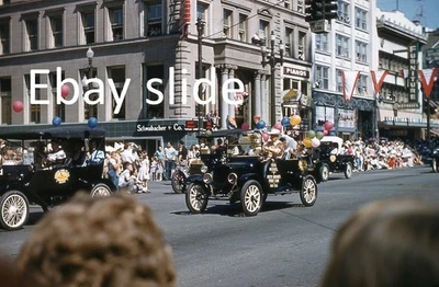 8 diapositivas Kodachrome originales 1957 35 mm - Desfile del Día de los Fundadores de Salt Lake City, UT Foto 1 de 4