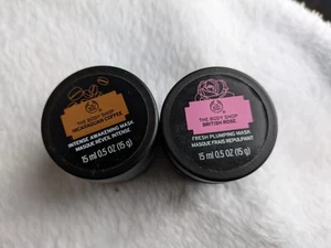 2x 15ml body shop awakening mask & plumping mask - Picture 1 of 3