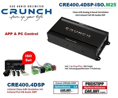 Amplificatore DSP Crunch CRE400.4DSP-ISO.M25 compatibile con Volvo V40 2004... - Immagine 1 di 4