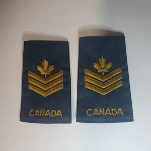 Charretera de hombro Royal Canadian Sargento RCAF MCpl - Imagen 1 de 4