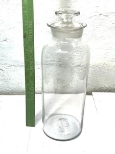 ✨LARGE 15” OPEN PONTIL 1860s APOTHECARY DRUGSTORE COUNTER DISPLAY GLASS JAR✨ - Picture 1 of 10