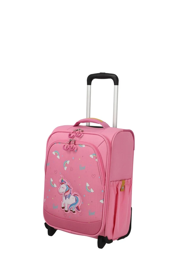 travelite Minimover Kidstrolley 2 Wheel Trolley Unicorn rosa Motiv Neu