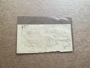 US EFO Stationery Envelope (A) +Turned-Cover EFO +Addressed +Uncancelled +ODD - Picture 1 of 3