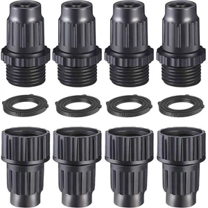 Expandable Garden Hose Repair Kit, Plastic Flex Hose Repair Kit, Male and Fem... - Picture 1 of 7