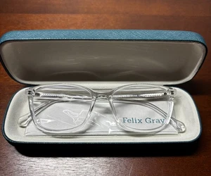 Felix Gris Faraday C15 Anteojos Transparente 53-17-145 Gafas Luz Azul + Estuche Paño - Imagen 1 de 4