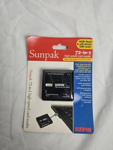Sunpak 72-in-1 High-Speed Card Reader Built In USB 2.0 Self Storage Plug - Picture 1 of 2