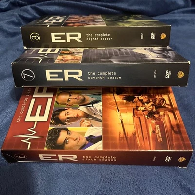 ER: TV Series  Seasons 6, 7 And 8 DVD boxed sets Pre owned - Image 1 of 4