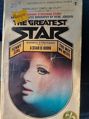 The Greatest Star By Rene Jordan, Berkley 1977 mmPB, Fair - Image 1 of 4