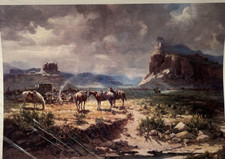 OLAF WIEGHORST  " Round Up " Signed 186/1500 Limited Edition