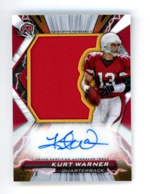 Kurt Warner Cardinals Auto Patch 6/20 2023 Topps Composite Resurgence - Image 1 of 2