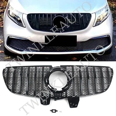 Malla de rejilla de parachoques delantero para Mercedes-Benz W447 V220D V250 2021-2023 Foto 1 de 4