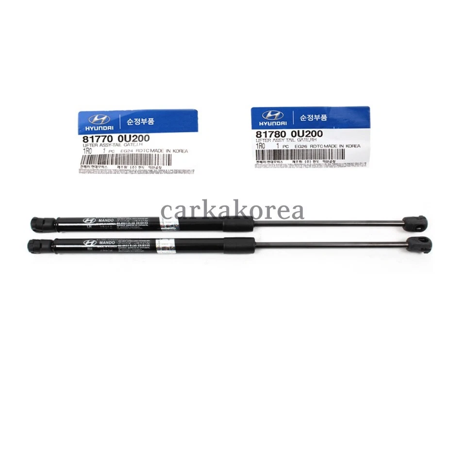 Amortiguador elevador portón trasero izquierdo derecho genuino 2EA para Hyundai Accent 2012-2017 Foto 1 de 2