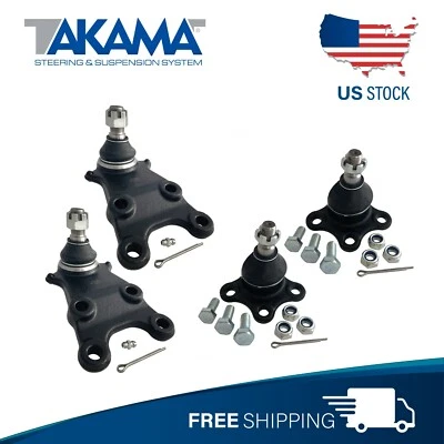 Kit de rótula superior e inferior delantera de 4 piezas para 95-02 ISUZU TROOPER VEHICROSS ACURA S Foto 1 de 4