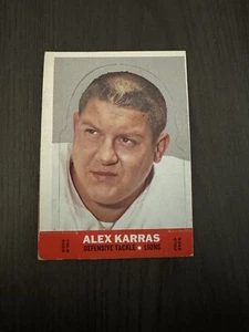 1968 Topps Stand-Ups Insert #11 ALEX KARRAS Detroit Lions Football Card HOF - Picture 1 of 4