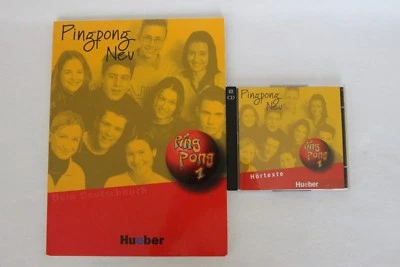 Pingpong Neu 1 Lehrbuch ISBN: 9783190016549 & 2 Audio CDs ISBN: 9783190416547 - Image 1 of 4