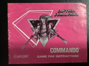Commando NES Nintendo solo manual de instrucciones - Imagen 1 de 2