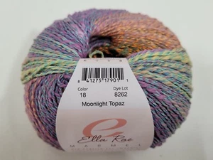 Ella Rae Marmel #18 Moonlight Topaz 100g 250m Cotton & Acrylic Yarn - Picture 1 of 1
