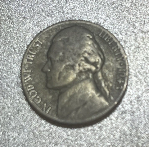1943 P Jefferson Nickel  *35% SILVER*  **FREE SHIPPING** Good Album Filler Cover