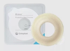 Coloplast Brava CONVEX PROTECTIVE SEAL Barrier #12092 1-3/16" 8mm 1BX/10EA ~2027 - Picture 1 of 11