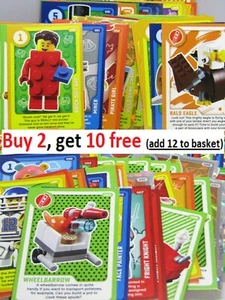 Sainsburys LEGO CREATE THE WORLD Cards 2020 Living Amazingly Sainsbury's C@rd$ - Picture 1 of 442