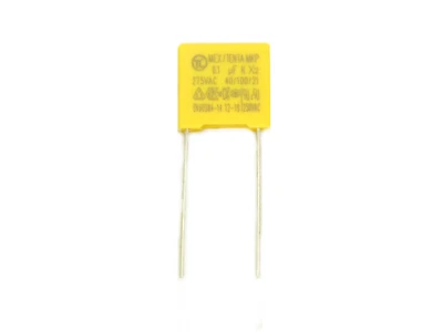 1x MEX/TENTA MKP Kondensator 100nF X2 275V~ VAC, RM10mm (0,1µF,uF,AC,250V~)O252