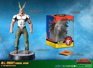 First4Figures - My Hero Academia – All Might Casual Wear 11" PVC Painted Figure - Foto 1 di 18