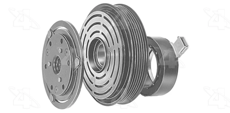 Cuatro estaciones para Ford Ranger 1989-2011 47867 acero aire acondicionado compresor embrague Foto 1 de 1