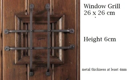 Speakeasy Grill for door and gates in iron (HF-004) Cover