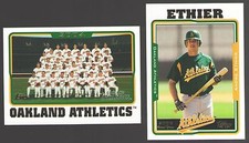 2005 TOPPS OAKLAND ATHLETICS TEAM SET Chavez Barry Zito Webb Andre Ethier RC 28