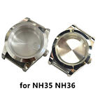 Étui de montre étanche 39 mm verre saphir en acier inoxydable pour Seiko NH35 NH36