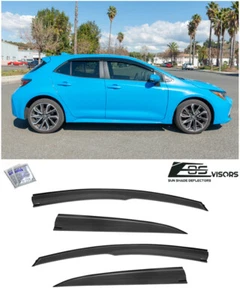 For 19-Up Toyota Corolla Hatchback Mugen Tape-On Side Window Visor Deflectors - Picture 1 of 16