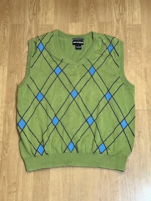 Chaleco de golf Bolle para hombre talla M 100 % algodón Pima verde Foto 1 de 4