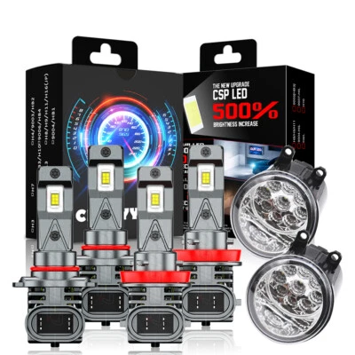 适用于 LEXUS HS250H 2010 - 2012 年车头灯灯泡套件高/低光束 + 雾灯组件 — 第 1/4 张图片