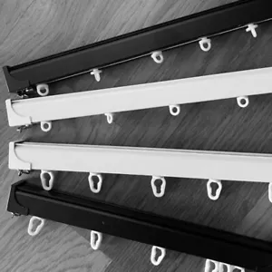 S Fold / Wave Fold Curtain Tracks for S Fold Sheer or Blockout Curtains - Picture 1 of 17