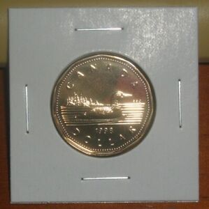 Canada 1998w Prooflike Loonie One $1 Dollar Loon Coin Winnipeg W Mint Mark 1998