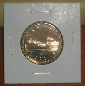 Canada 1998w Prooflike Loonie One $1 Dollar Loon Coin Winnipeg W Mint Mark 1998 - Picture 1 of 2