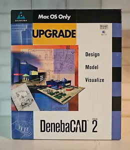 VINTAGE DenebaCAD 2 CAD Software Upgrade for Macintosh Modeling & Rendering - Picture 1 of 8