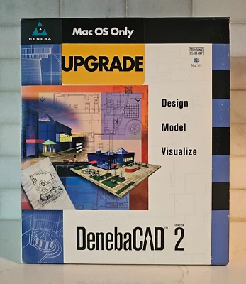 VINTAGE DenebaCAD 2 CAD Software Upgrade for Macintosh Modeling & Rendering - Image 1 of 4
