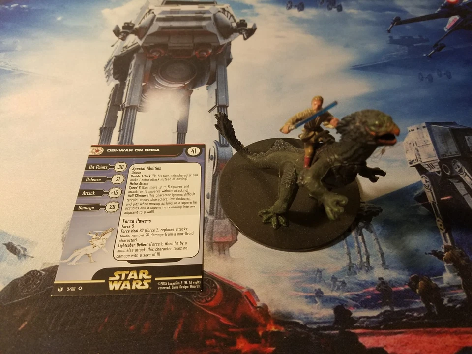 Star Wars Miniatures Universe 05 Obi-Wan on Boga (HUGE) - Image 1 of 1