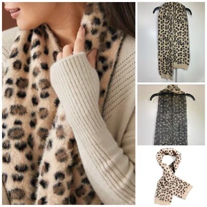 Coco + Carmen Mitzy Scarf Animal Print Soft (see Pics For Measurements) - Picture 1 of 7