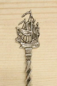 Sterling Silber Stadt Leeuwarden Souvenir Löffel X 145C - Bild 1 von 4