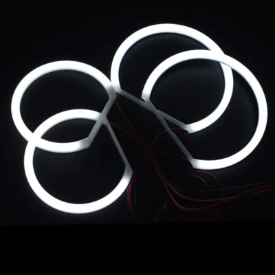  Cotton SMD LED Angel Eyes Halo Rings DRL Kit For BMW E83 X3 2004-2010 Headlight Foto 1 de 4