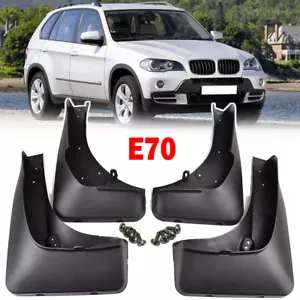 4x Molded Mud Flaps For BMW X5 E70 2007- 2013 Splash Guards Mudguards Front Rear - Picture 1 of 7