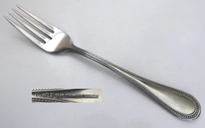 Tenedor de ensalada antiguo con cuentas de toalla de acero inoxidable 7 1/4" Alemania - Imagen 1 de 1