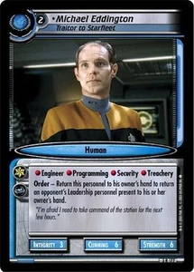 Star Trek CCG 2E Call To Arms Michael Eddington, Traitor To Starfleet 3R177 - Picture 1 of 1