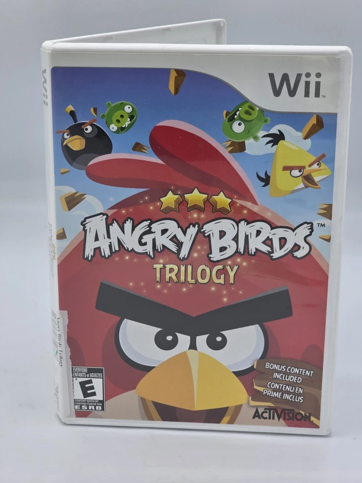 Angry Birds Trilogy Game Nintendo Wii Authentic - Image 1 of 3