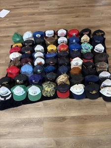 Vintage 1980er Snapback Trucker Cap Mütze Sammlung Lot 64 California/Alaska - Bild 1 von 24