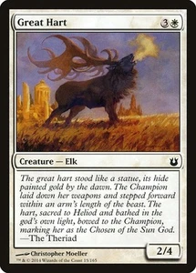 Great Hart - BNG (Born of the Gods) #15 MTG Magic The Gathering - Picture 1 of 1