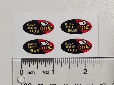 Pegatinas de autobús Buzy Bee para autobús de juguete Tootsie. Foto 1 de 2