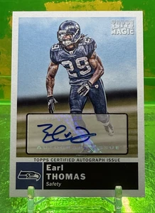 SSP #/100 2010 Earl Thomas RC AUTO Topps Magic FS SEAHAWKS Ravens Texas Longhorn - Picture 1 of 2